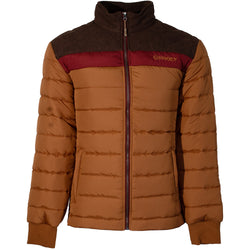 "Hooey Puffer Jacket" Tan/Brown