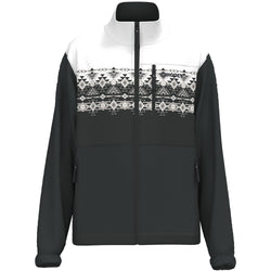 Youth "Hooey Tech Fleece Jacket" Black/White Aztec