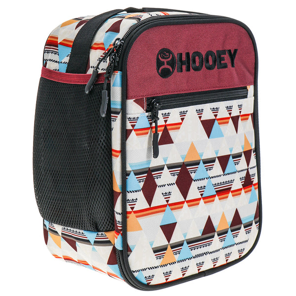 "Hooey Lunch Box" Cream/Black Aztec