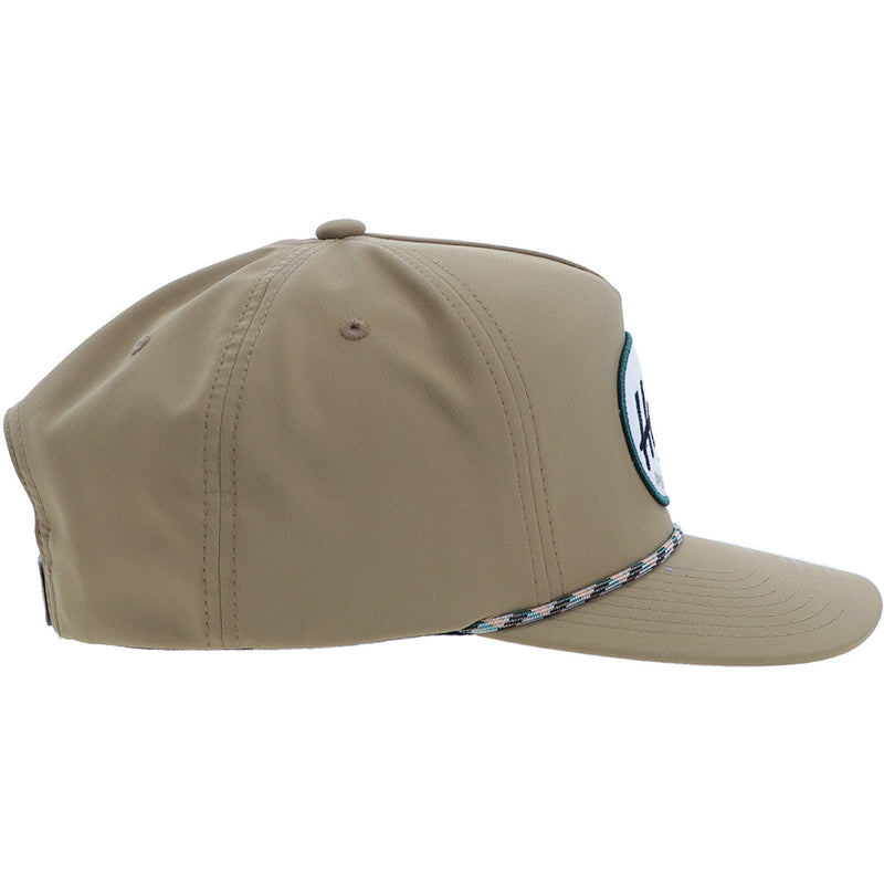 "Local" Hooey Hat Tan w/White/Black Patch