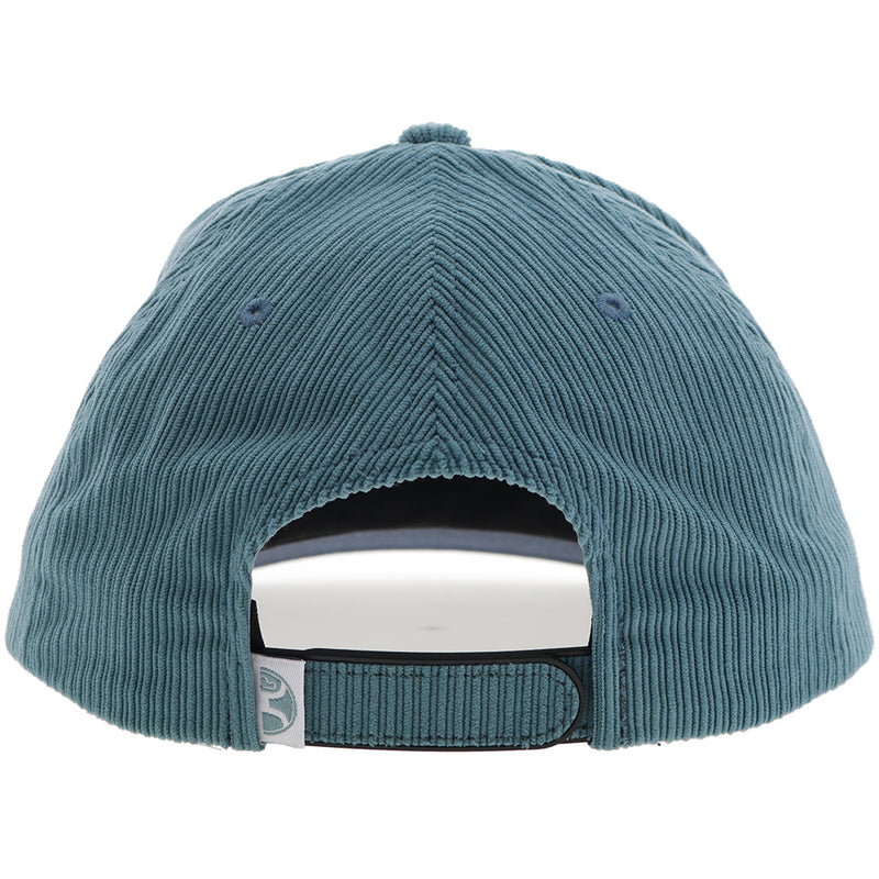 "Local" Hooey Hat Teal Corduroy w/White/Teal/Tan Patch