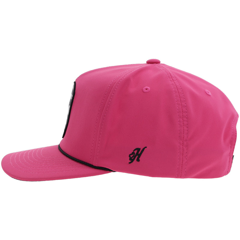 "Cheyenne" Hooey Hat Pink w/Grey/Black Patch