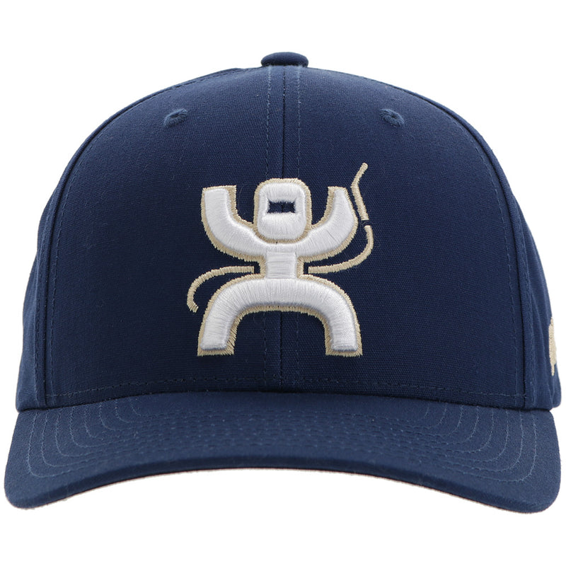 "Arc" Hooey Hat Navy w/White & Tan Logo