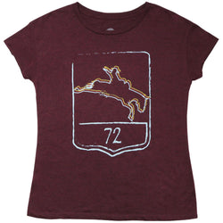 Youth Short Go Maroon T-shirt