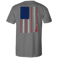 Youth "Liberty Roper" Grey w/ Flag T-Shirt