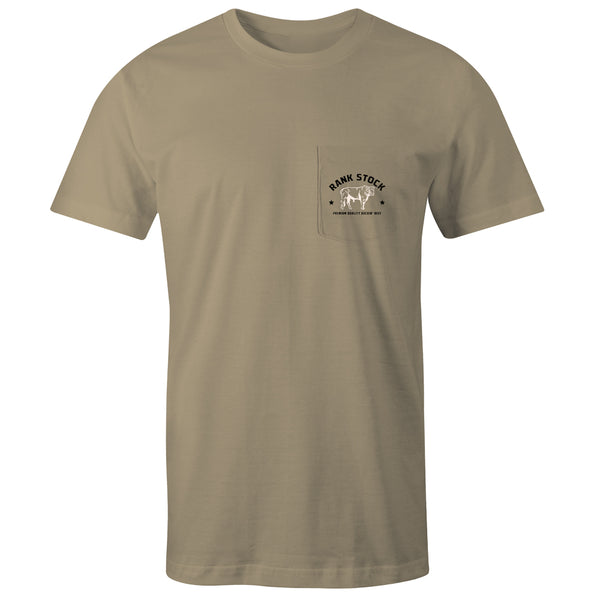 "Charbray" Tan T-shirt