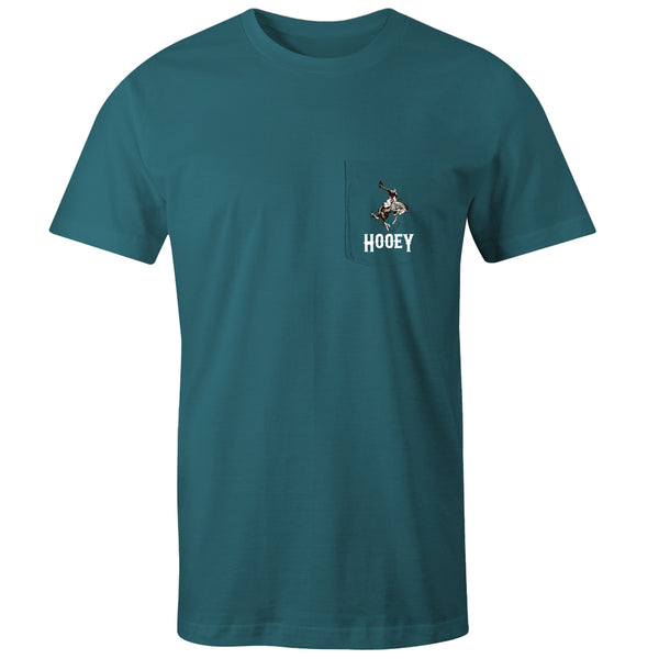 "Cheyenne" Teal  Pocket T-shirt