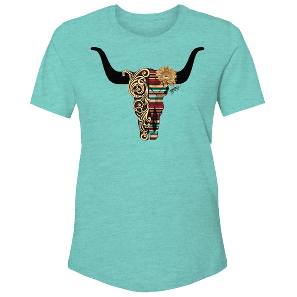 Youth "Yuma" Turquoise Heather T-shirt