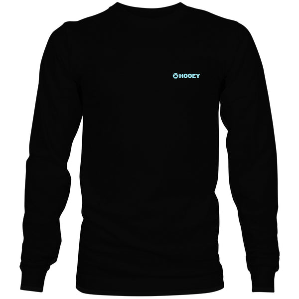 "PRCA" Long Sleeve T-shirt Black w/Blue Logo