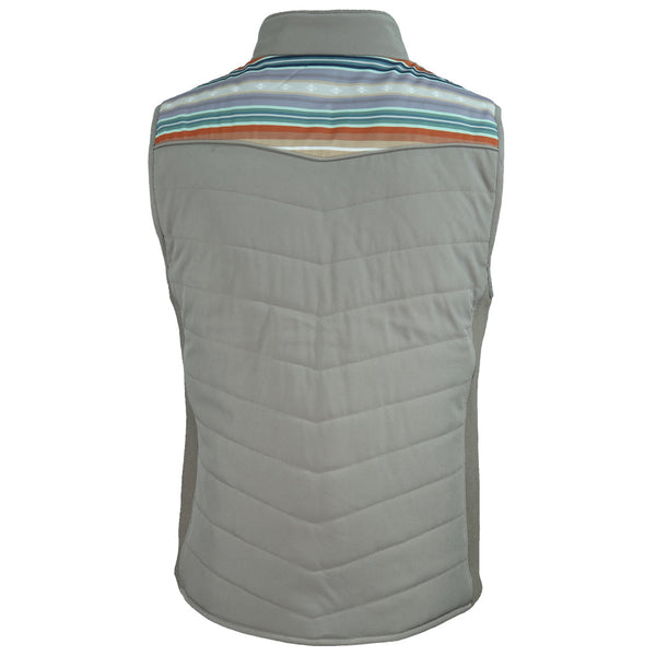 Youth "Hooey Girls Packable Vest" Grey /Serape