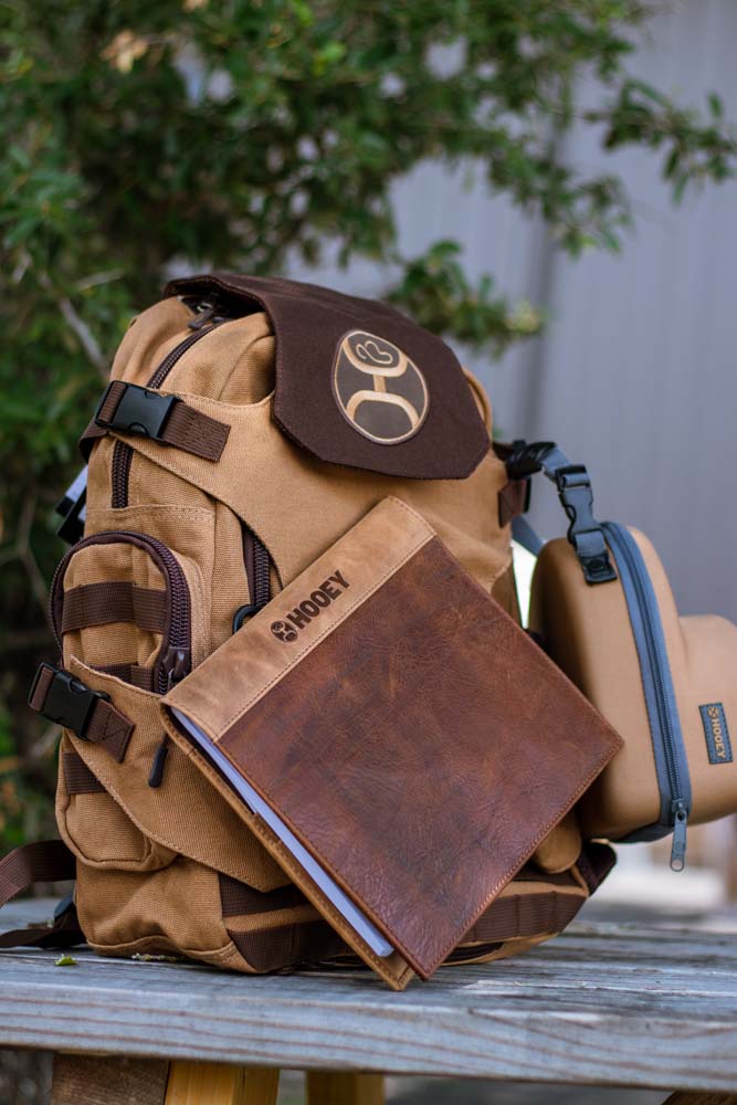 "Hooey Classic" Leather Notebook Cover Brown