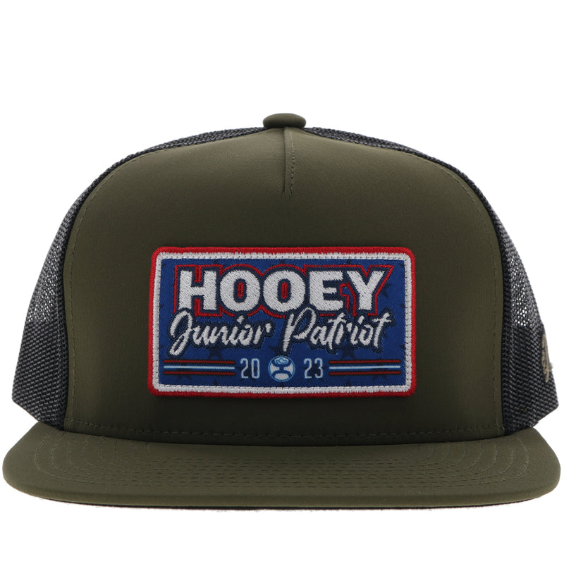 Junior Patriot Olive/Black Hat w/ JR Patriot Patch