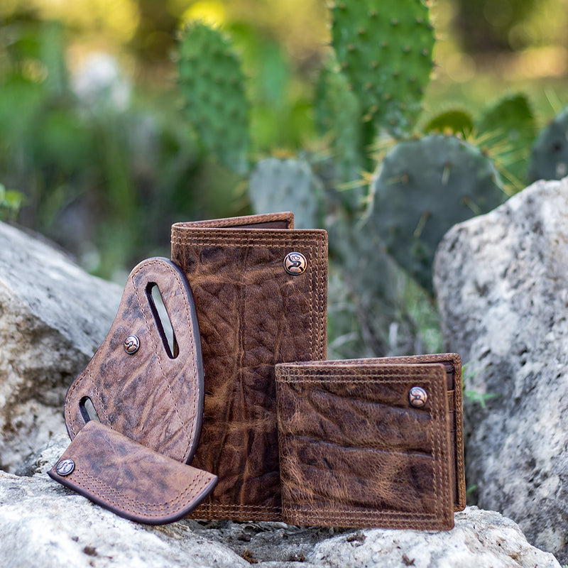 "Prime Time" Smooth Brown Rodeo Wallet