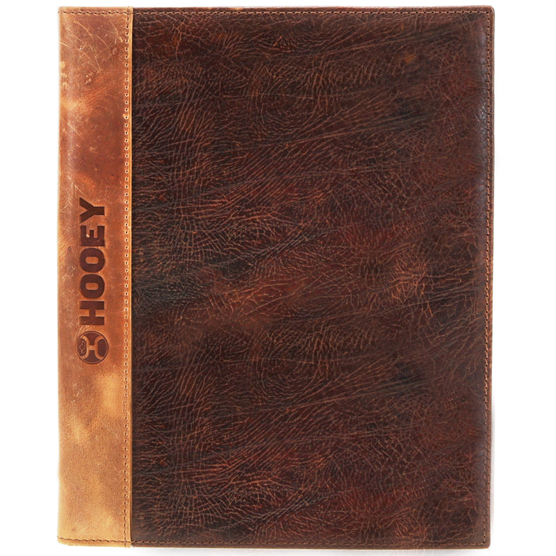 "Hooey Classic" Leather Notebook Cover Brown