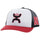 University Of Nebraska White/Black Hat w/Black & Red Hooey Logo