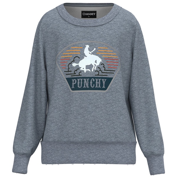 Youth Girls "The Crew" Punchy Grey Pullover