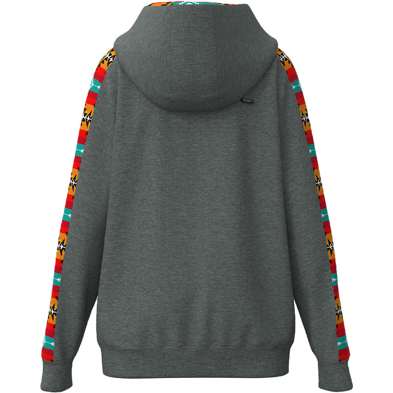 Youth "Canyon" Grey w/Orange Aztec Roughy Hoody