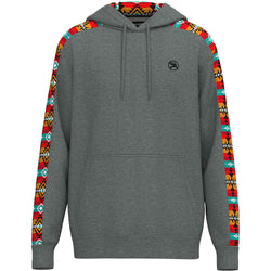 "Canyon" Grey w/Orange Aztec Roughy Hoody