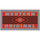 Hooey Western Original Red / Grey / Black Rectangle Decal