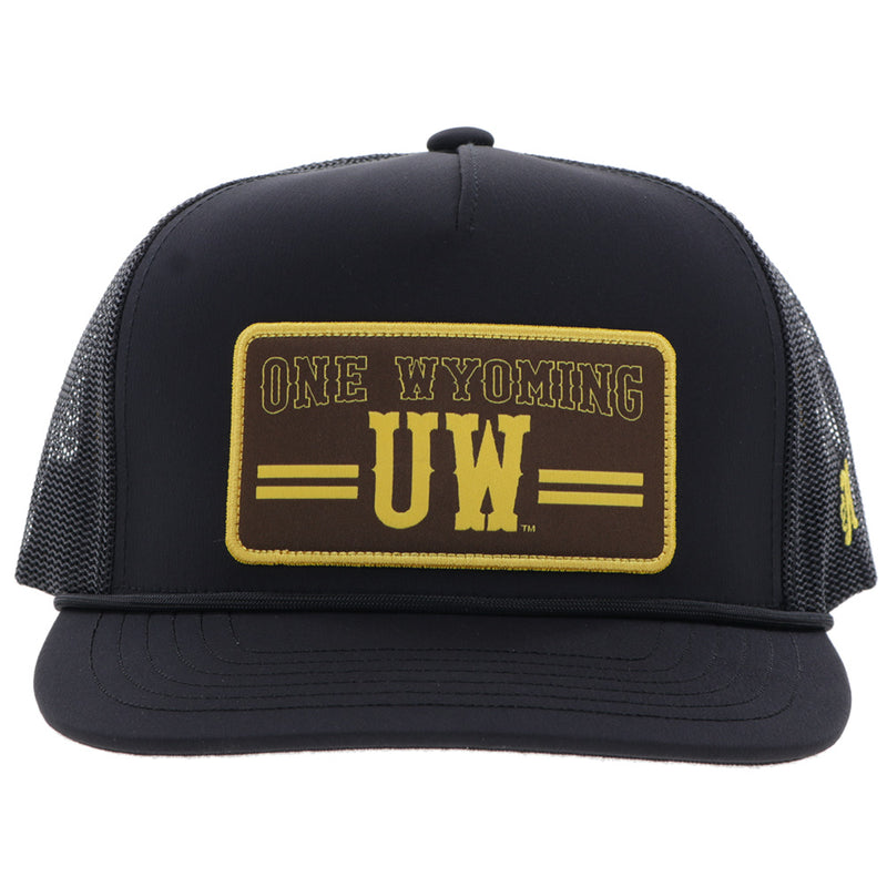 University Of Wyoming Hat Black w/Patch