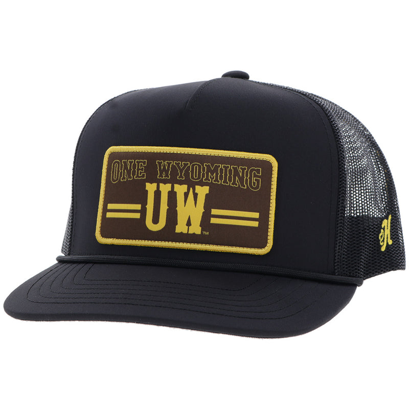 University Of Wyoming Hat Black w/Patch