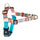 Hooey Pet Walking Harness - Aztec Dirty Turquoise