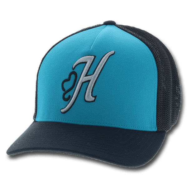 "Skipper" Turquoise/Black Hat