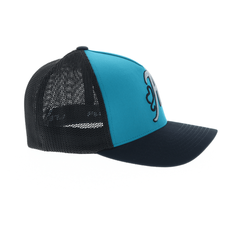 "Skipper" Turquoise/Black