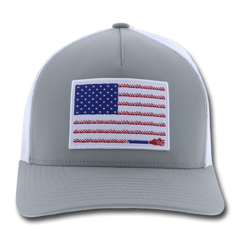 "Liberty Roper" Grey/White Hat