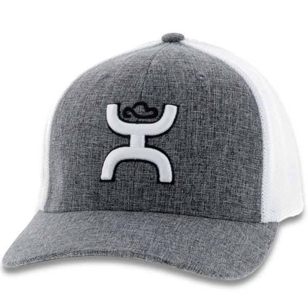 Cyman grey and white hat