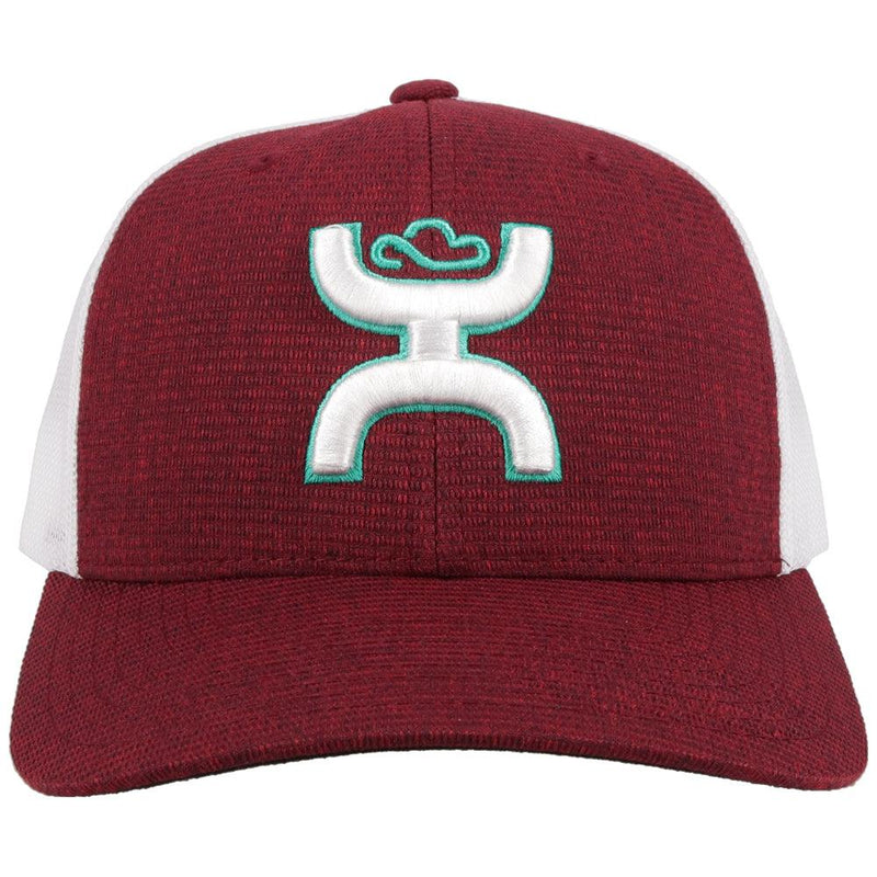 "Sterling" Maroon/White Hat