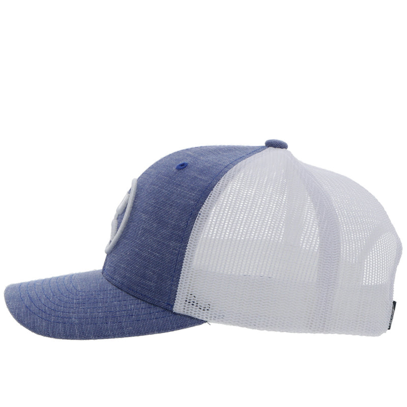 "O Classic" Blue/White Hat w/White Logo