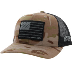 "Liberty Roper" Camo/Black Snapback Hat