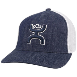 "Coach" Denim/White Hat