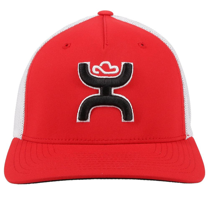 "Coach" Red/White Flexfit Hat