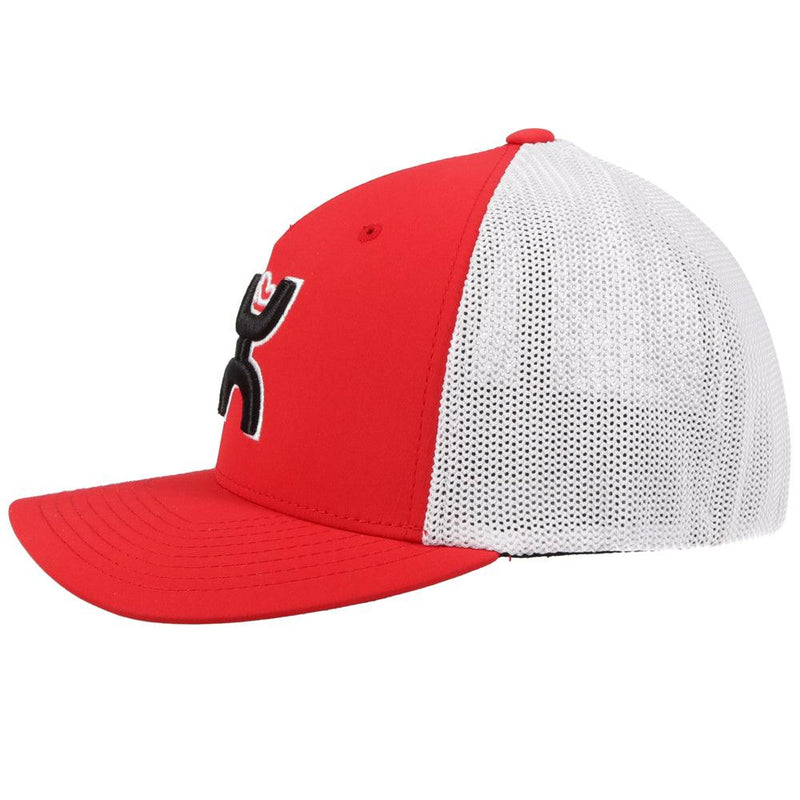 "Coach" Red/White Flexfit Hat