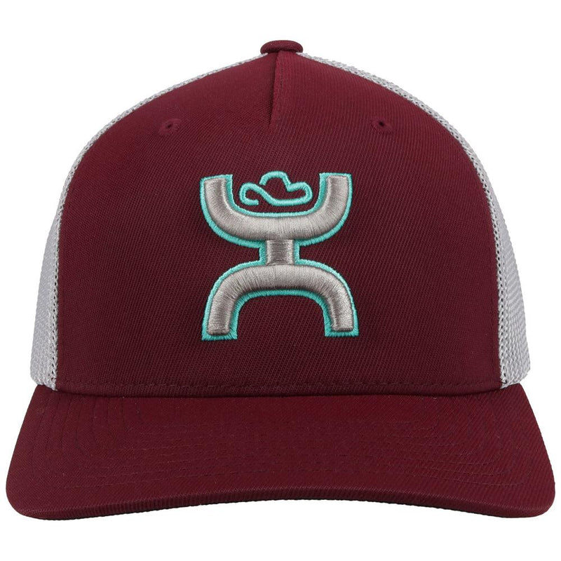 "Coach" Maroon/Grey Hat