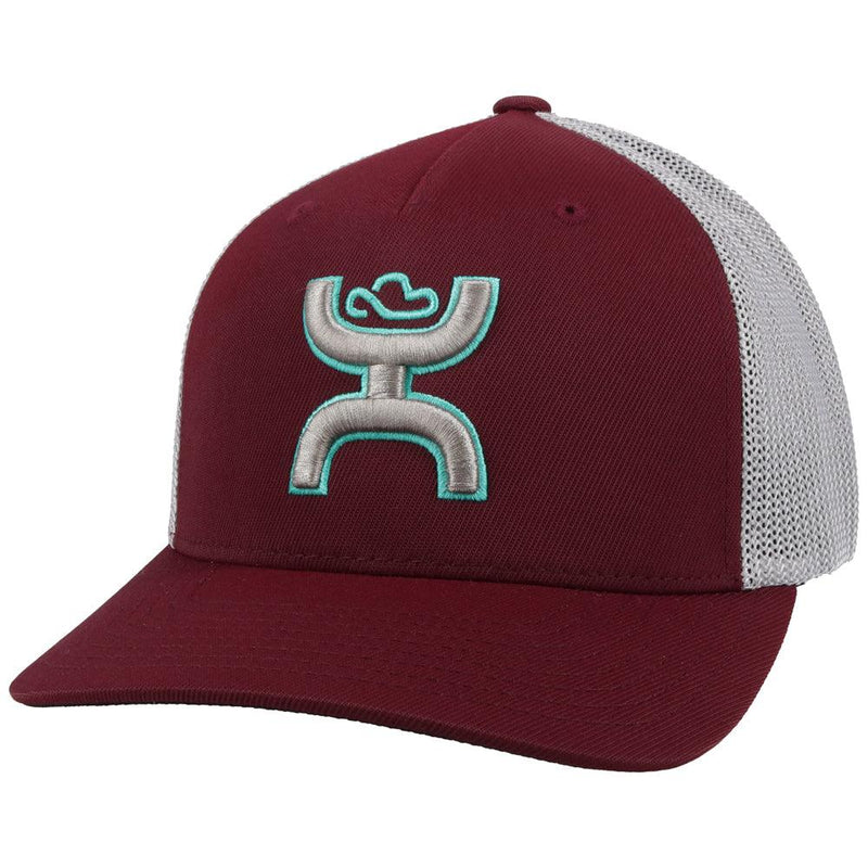 "Coach" Maroon/Grey Hat