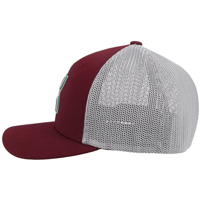 "Coach" Maroon/Grey Youth Hat