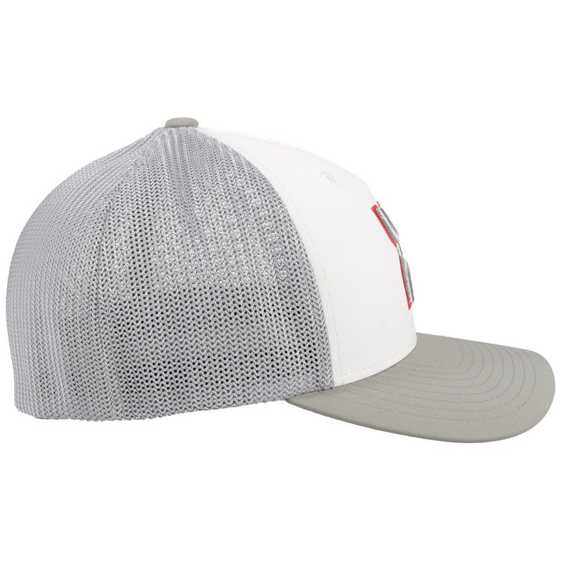 "Coach" White/Grey Hat