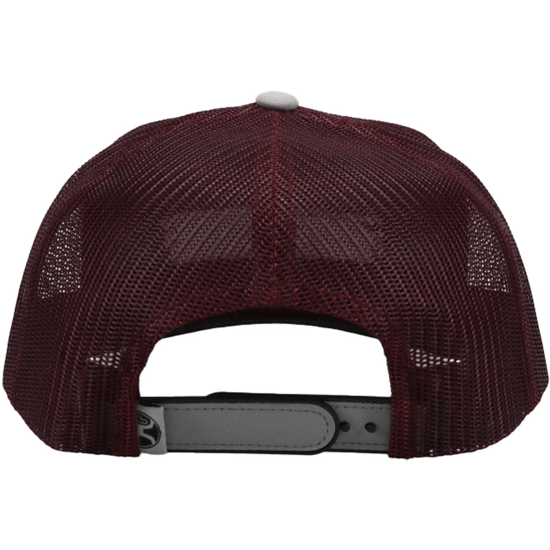 "Lock up" Grey/Maroon Hat