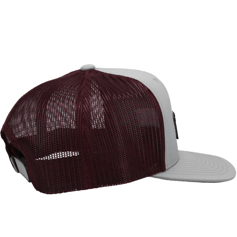 "Lock up" Grey/Maroon Hat