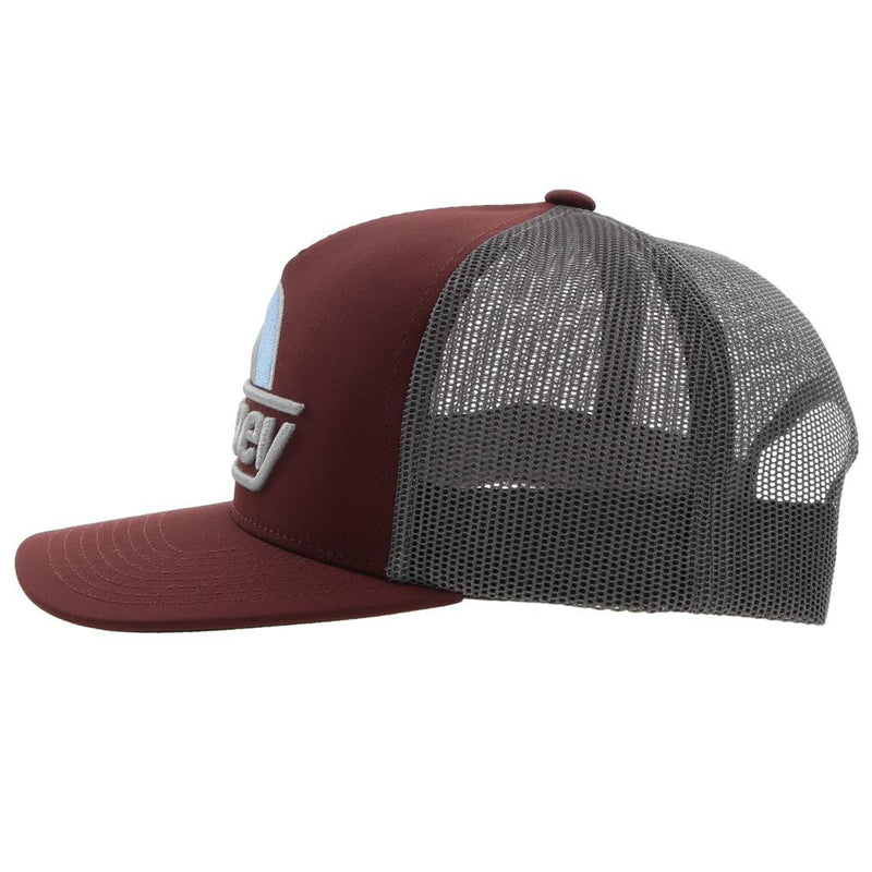 "Suds" Maroon/Grey Hat