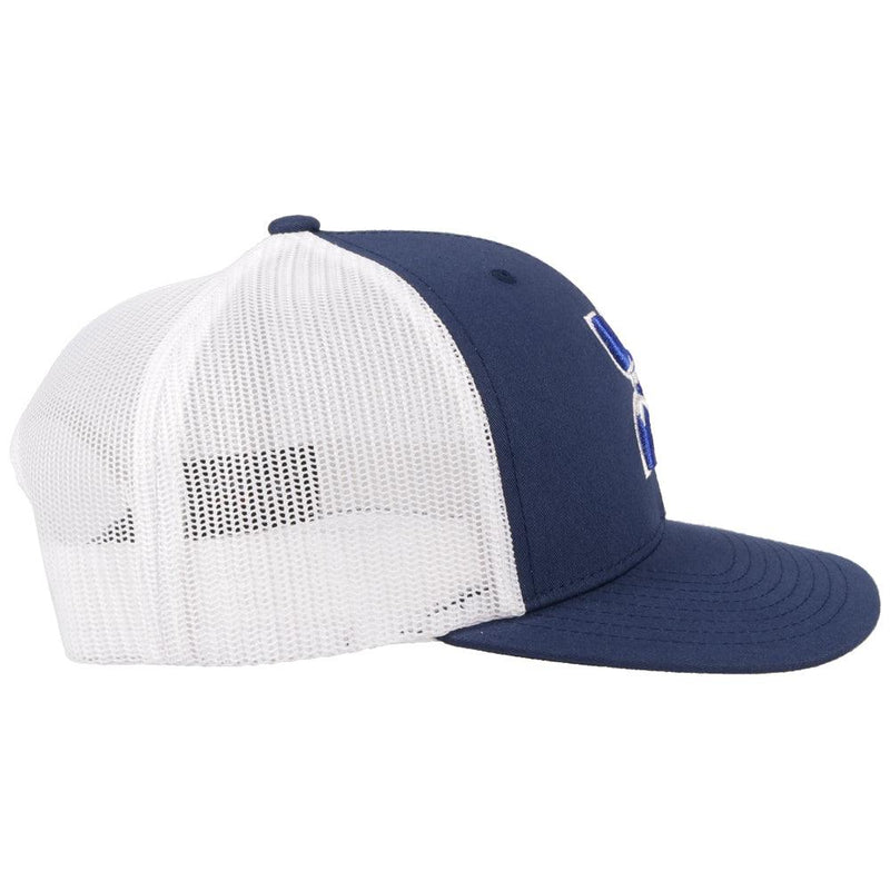 "Texican" Navy/White Hat