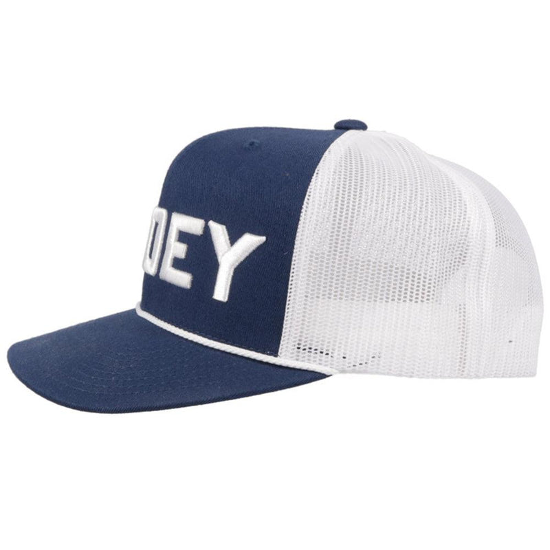 "Pistol" Hat, Youth Navy / White