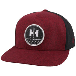 "Plow" Maroon/Black Hat