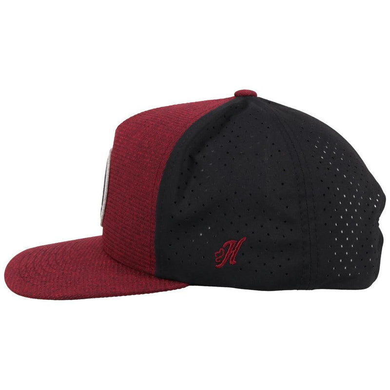 "Plow" Maroon/Black Hat