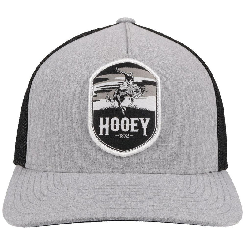 front of the Grey and black Cheyenne hat