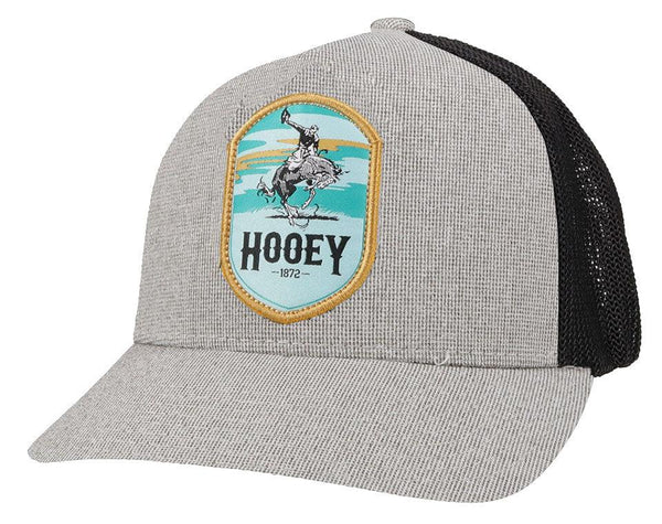 Grey and black Cheyenne flexfit hat