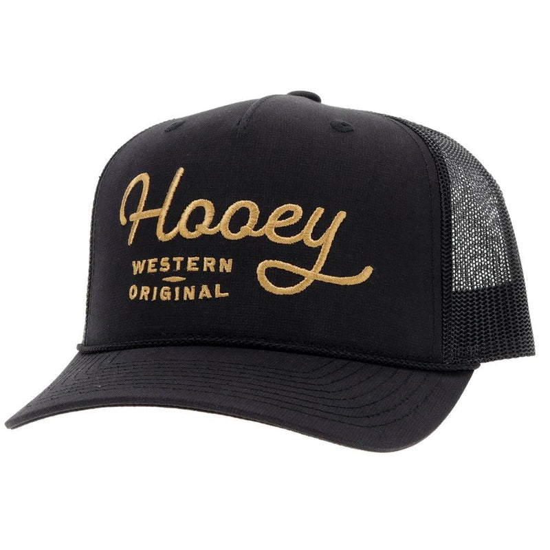 "OG" Black w/Gold Stitching Hat